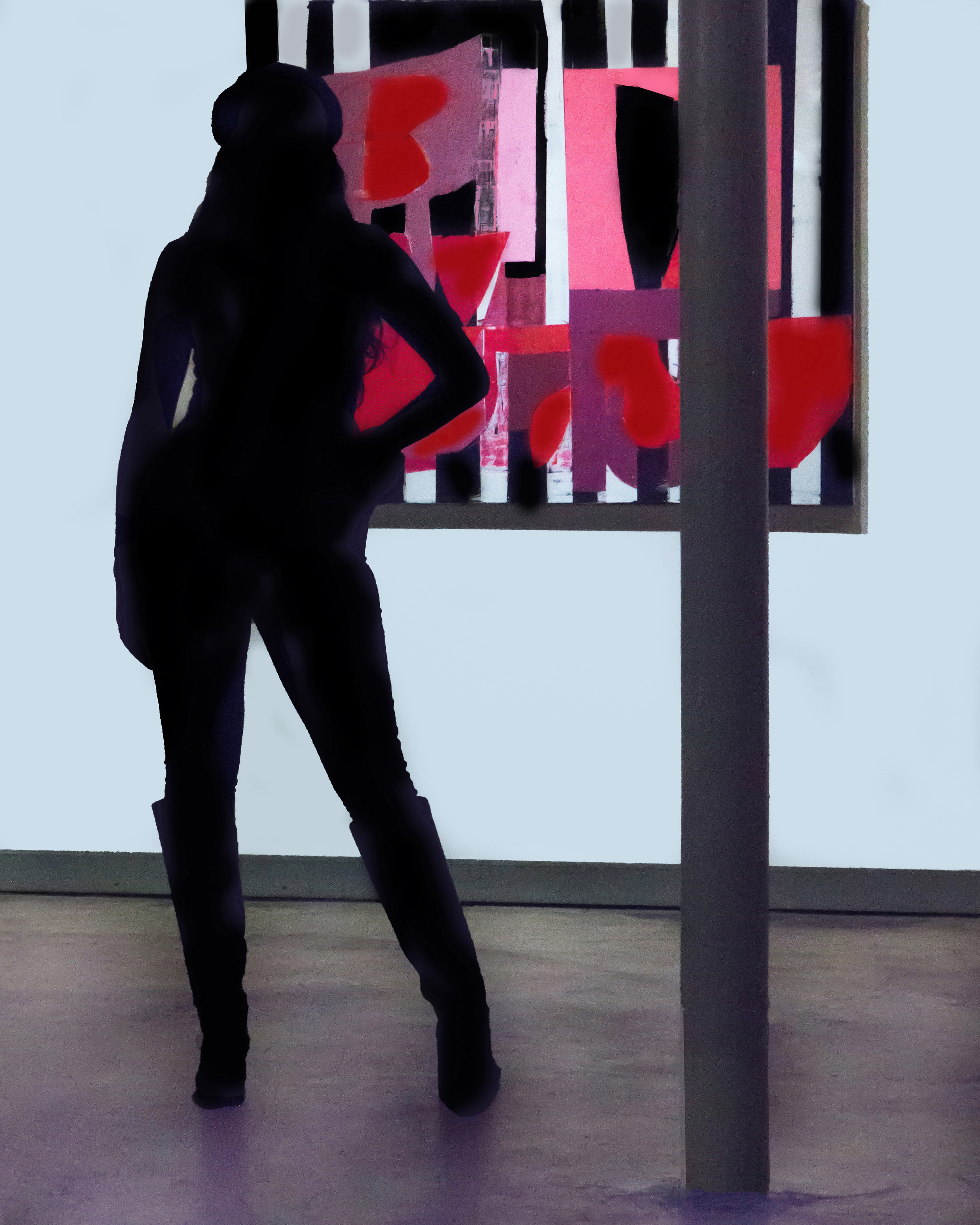 Painting of Artist Leonid Slutsker