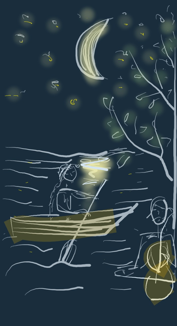 3074themoononthesky,thestarsaresparkling