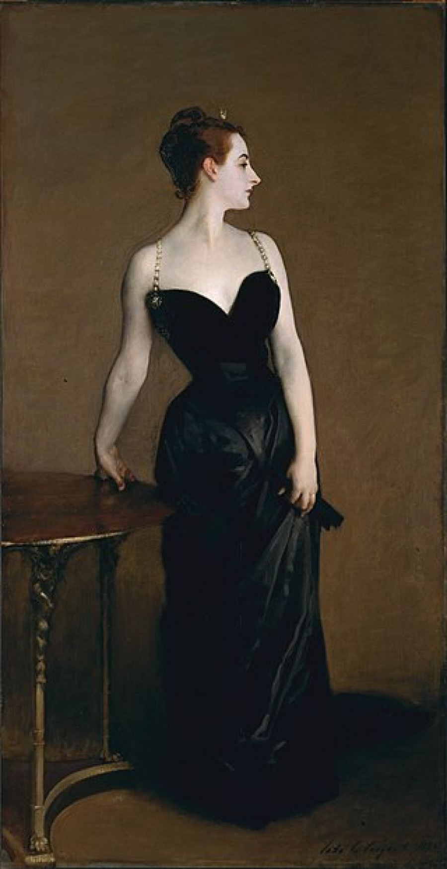 Portrait of 'Madame X' by John Singer Sargent