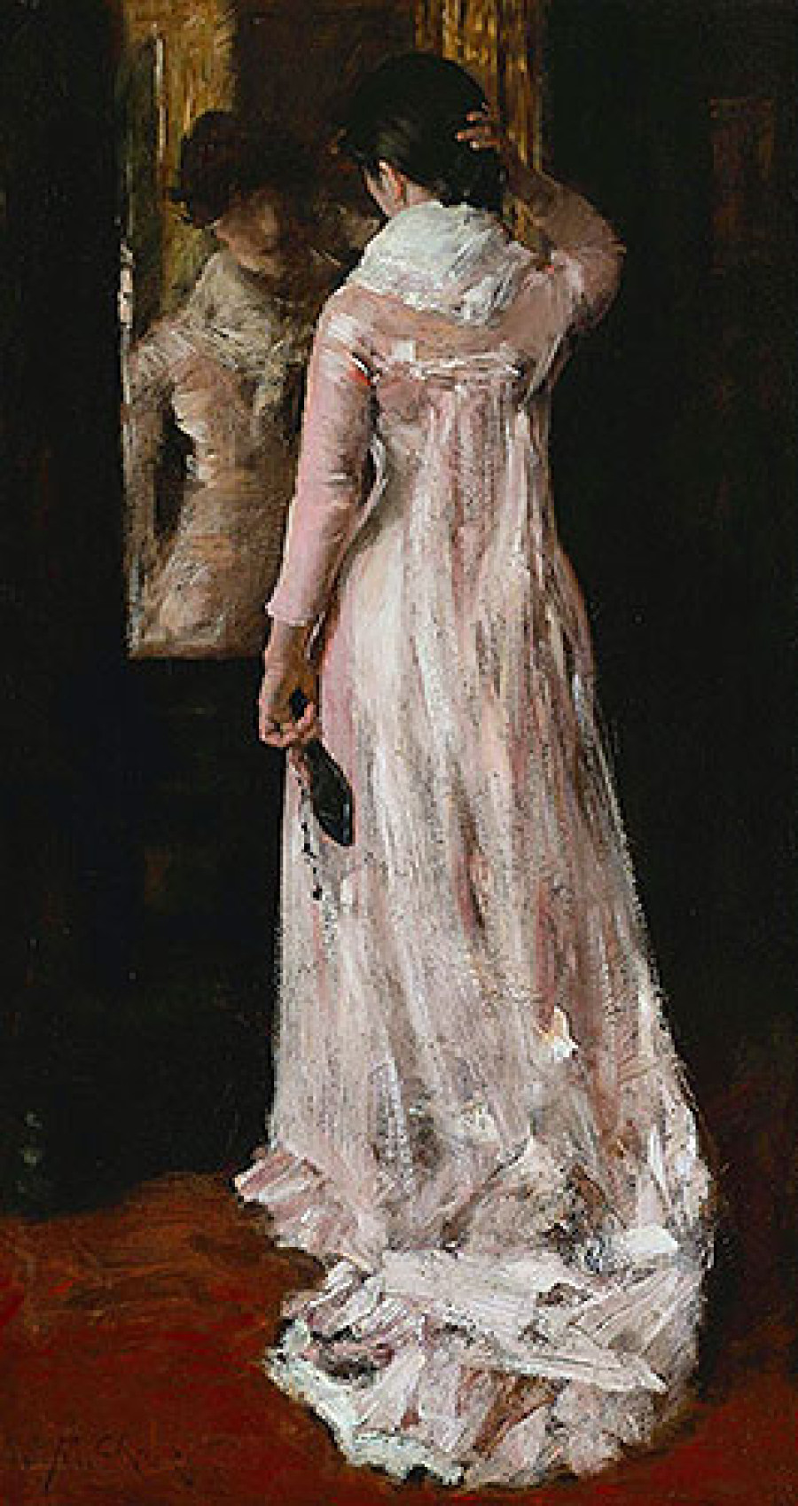 “I Think I Am Ready Now”, by painter William Merritt Chase