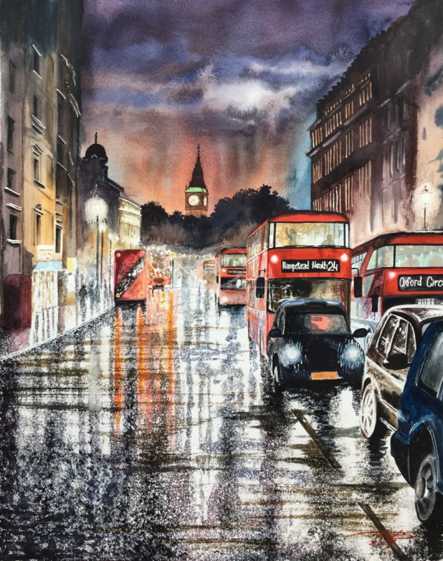 Short art story: “London night” by Igor Dubovoy