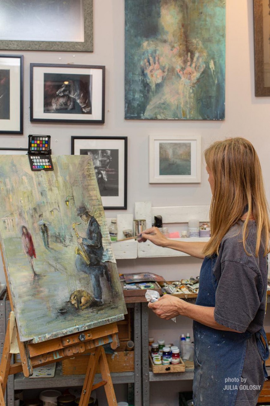 Glimpse into the Evgenia's Art Studio