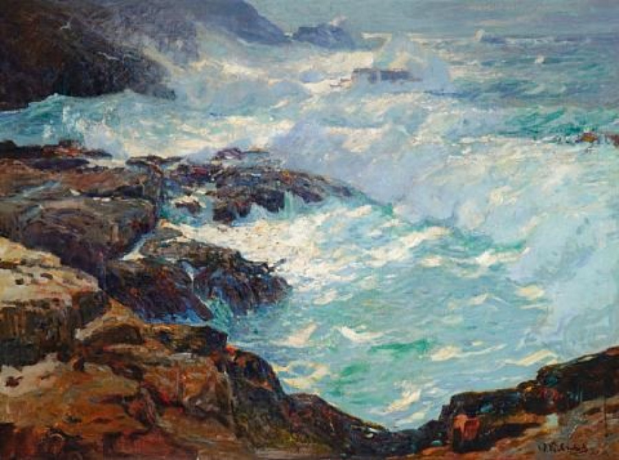 “Storm Lashed Coast” by William Ritschel