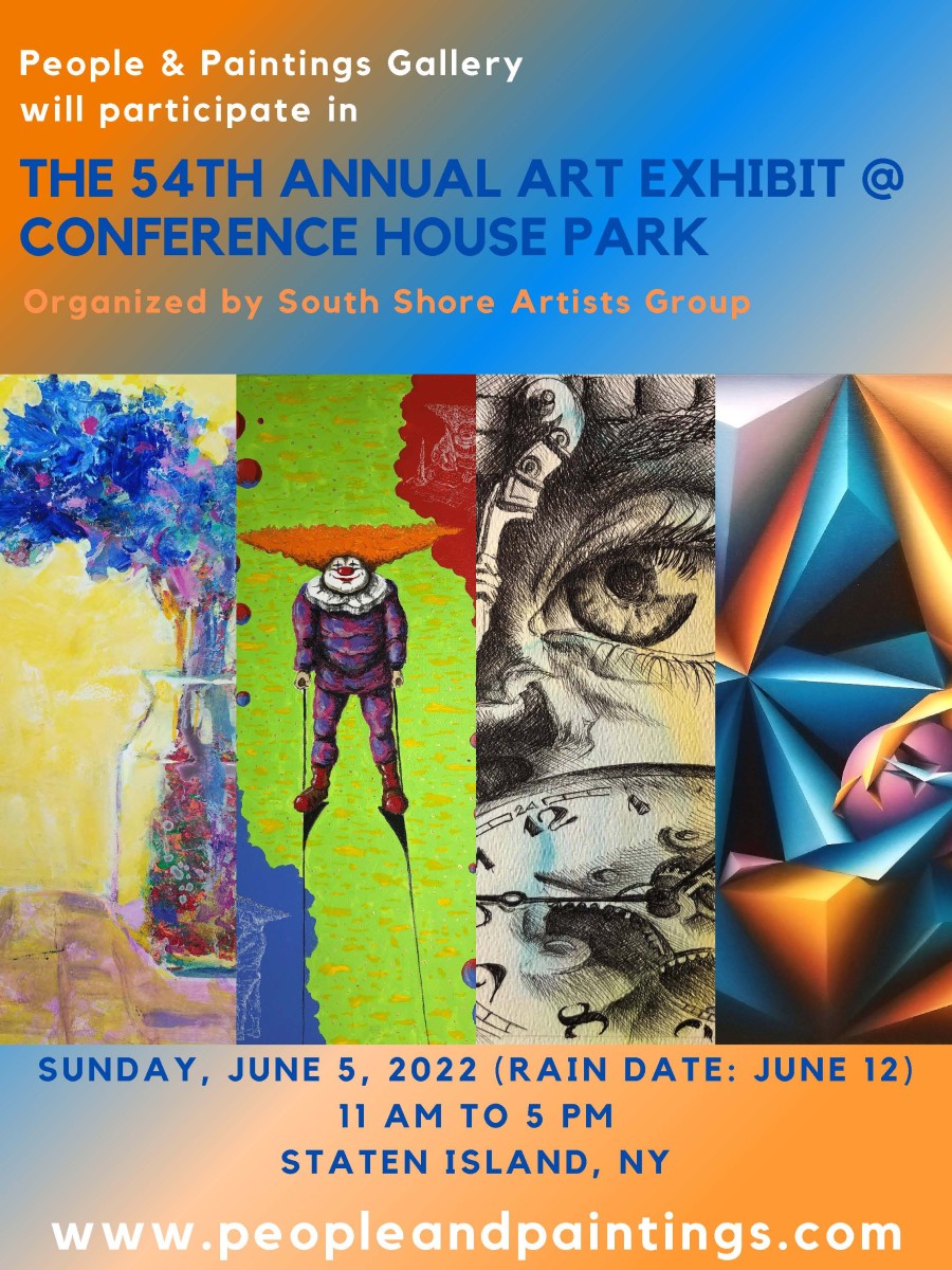 54 Art Exhibition at the Conference House Park. Report.